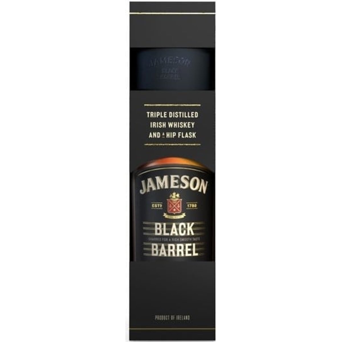 Jameson Black Barrel 40 % + Placatka