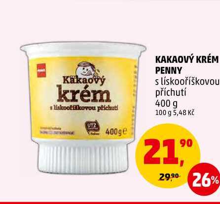 KAKAOVÝ KRÉM PENNY, 400 g