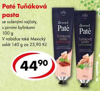 Paté Tuňáková pasta, 100 g