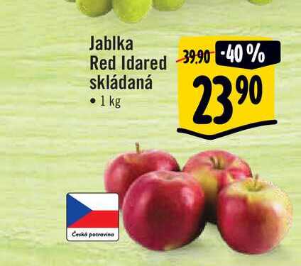 Jablka Red Idared skládaná 1 kg