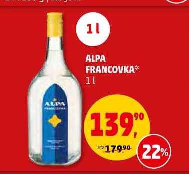 ALPA FRANCOVKA, 1 l