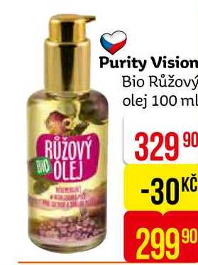 Purity Vision Bio Růžový olej 100 ml 