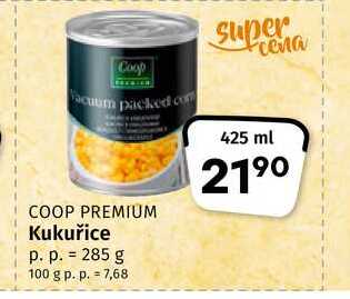 Coop premium Kukuřice 285 g 