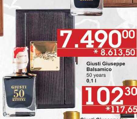 Giusti Giuseppe Balsamico 50 years, 0,1 l