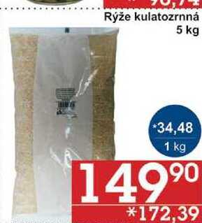 Rýže kulatozrnná, 5 kg 