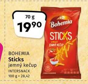 Bohemia Sticks 70g, různé druhy