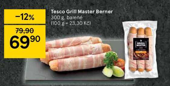 Tesco Grill Master Berner 300 g