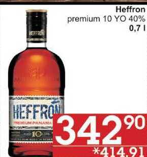 Heffron premium 10 YO 40%, 0,7 l