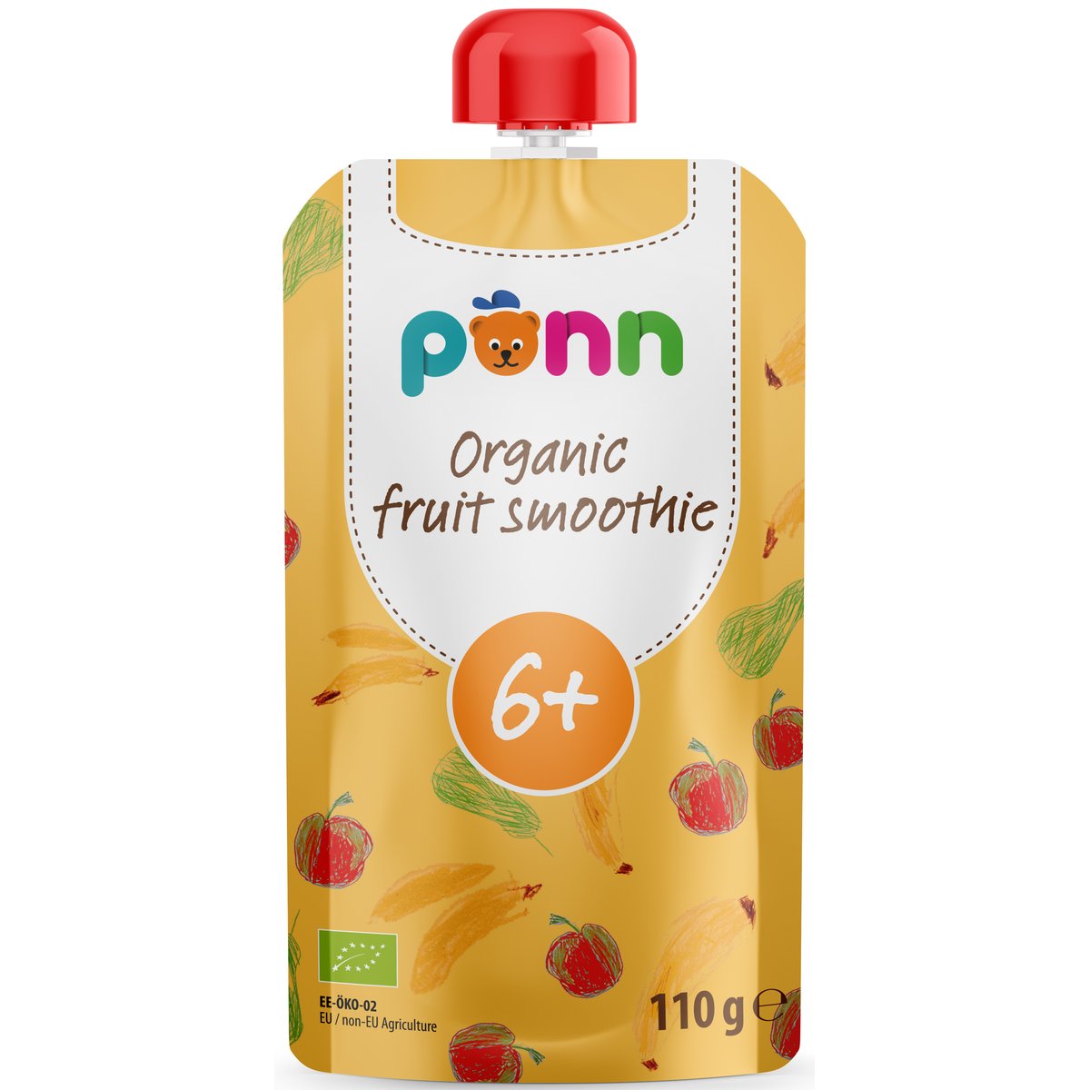 Põnn BIO Kapsička ovocné smoothie s ananasem