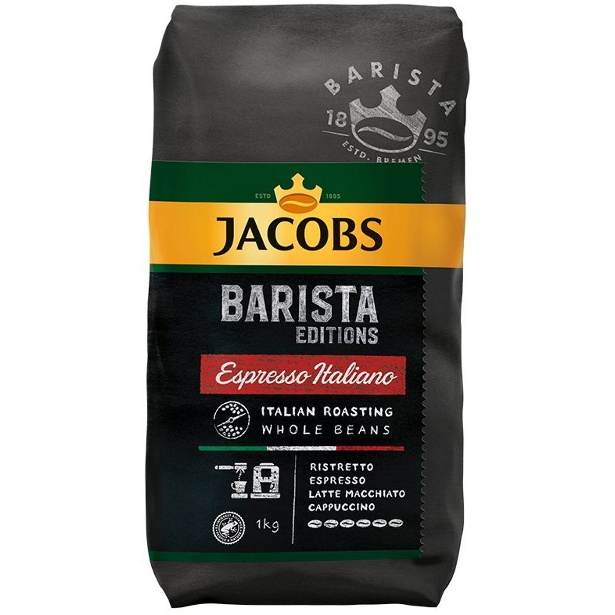 Jacobs Barista Espresso Italiano zrnková káva