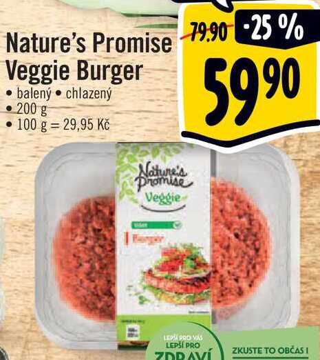 Nature's Promise Veggie Burger, 200 g