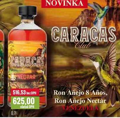 CARACAS Club Ron Añejo Nectar 0,7l