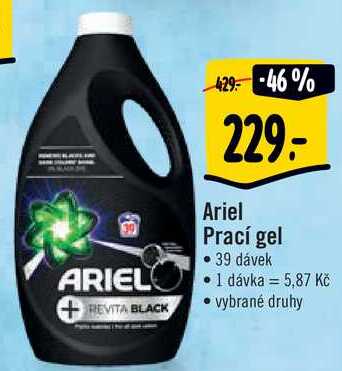 Ariel Prací gel, 39 dávek