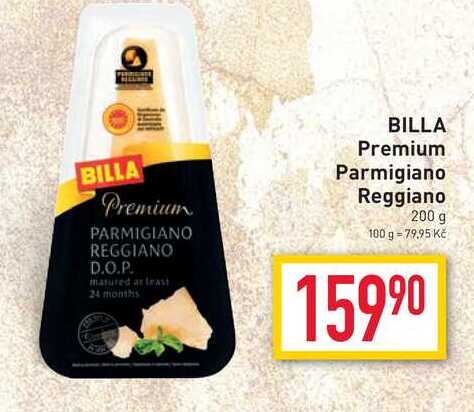 BILLA Premium Parmigiano Reggiano 200g