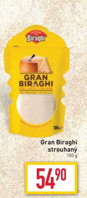 Gran Biraghi strouhaný 100 g 