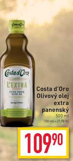  Costa d'Oro Olivový olej extra panenský 500 ml 