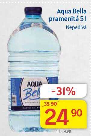 Aqua Bella Pramenitá neperlivá voda 5l