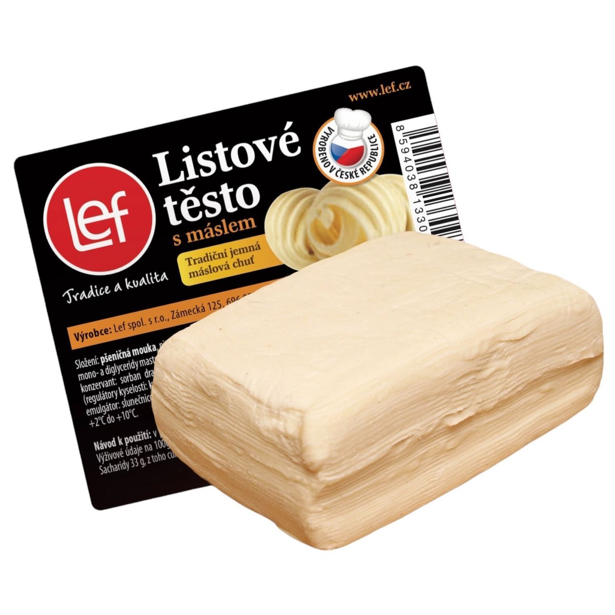 Lef Listové těsto s máslem