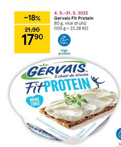 Gervais Fit Protein 80 g