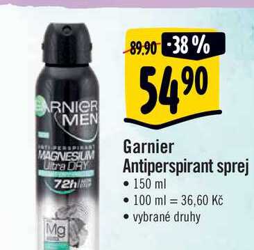  Garnier Antiperspirant sprej • 150 ml 