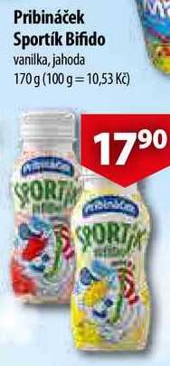 Sportík bifido jogurtový nápoj, 170 g
