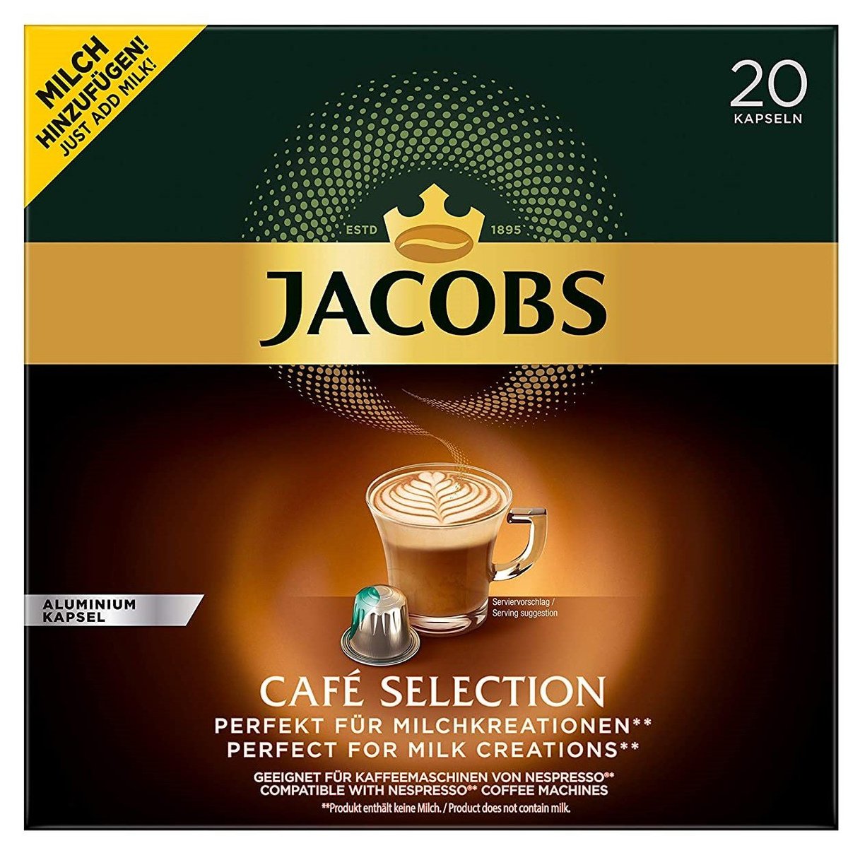 Jacobs Cafe Selection kávové kapsle