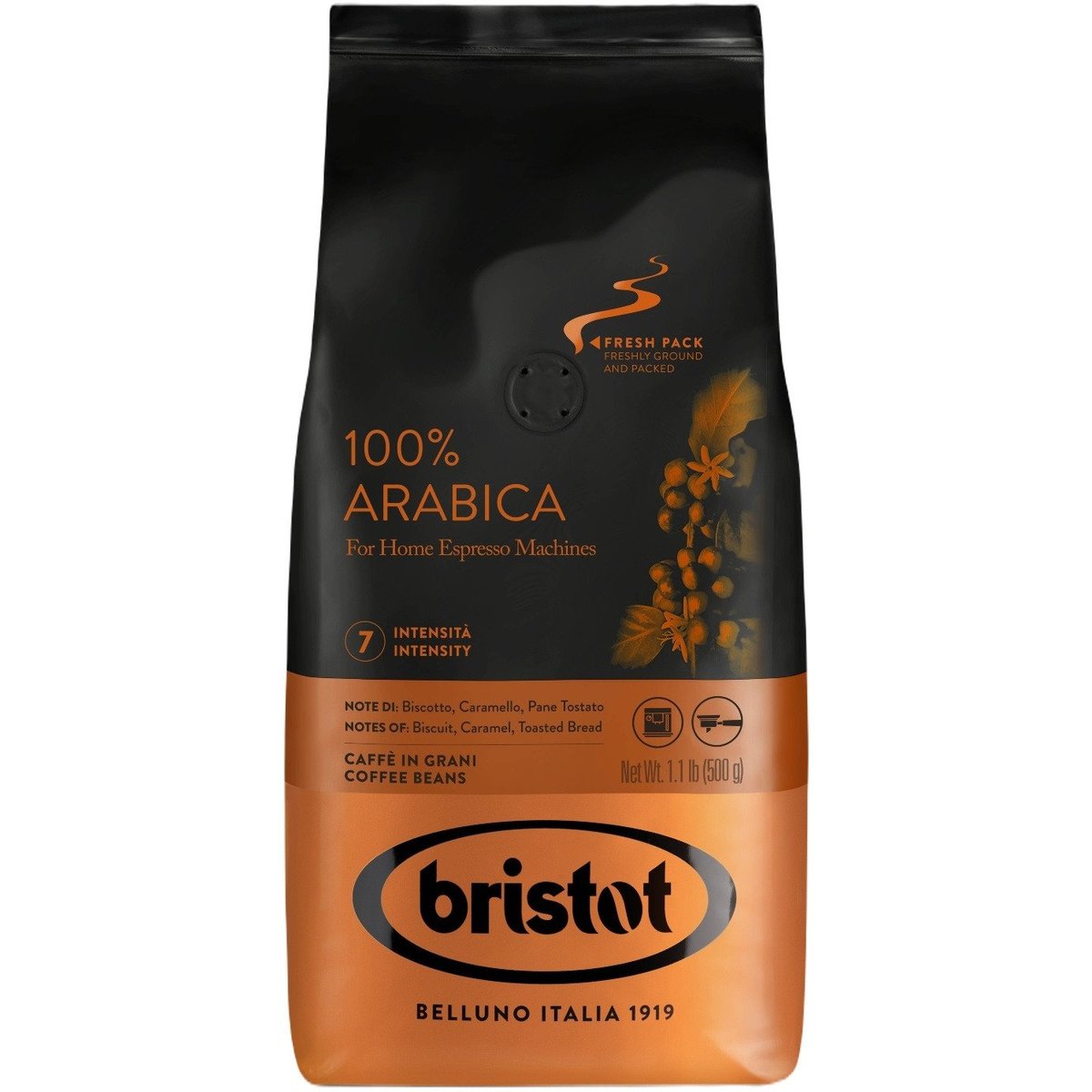 Bristot 100% Arabica zrnková káva