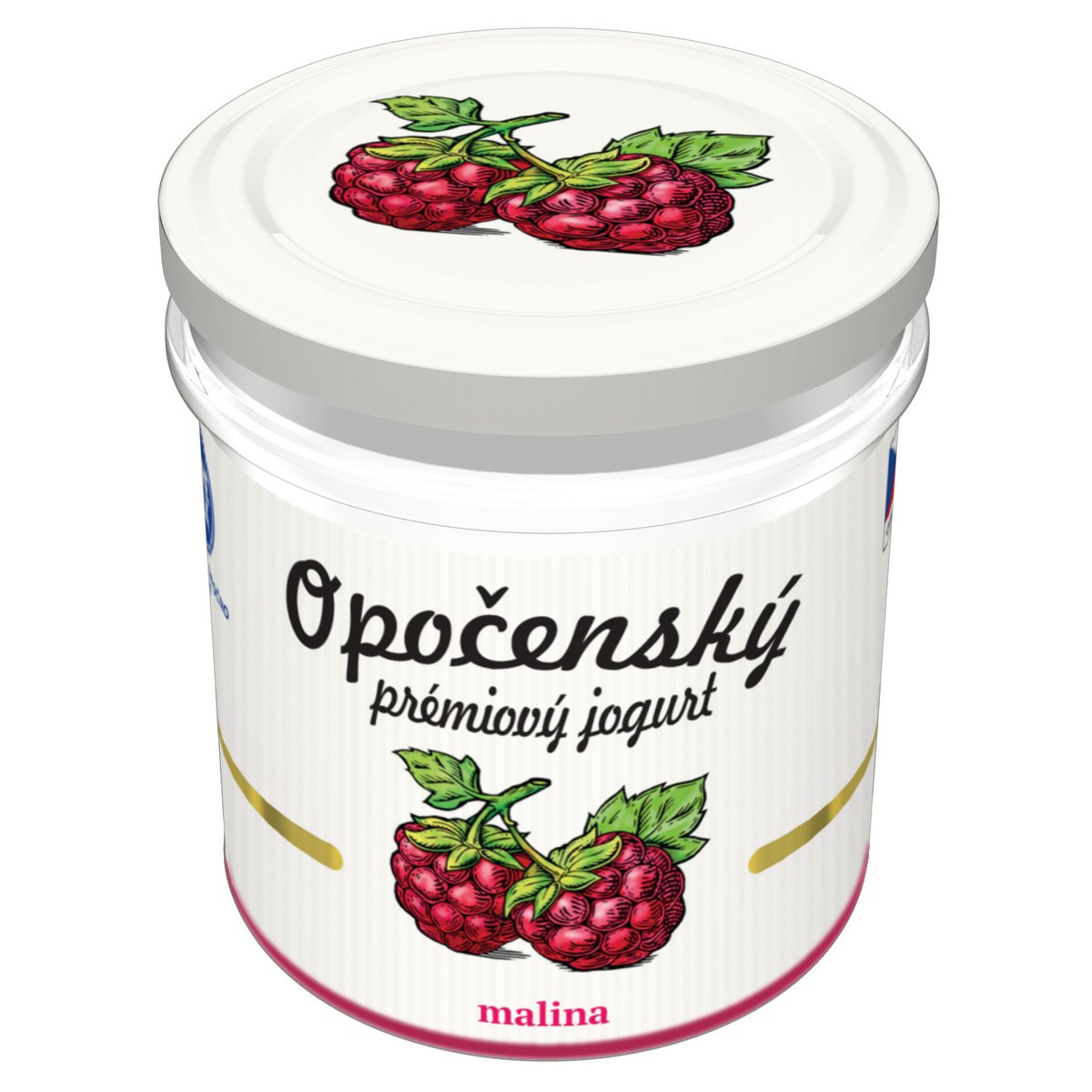 Bohemilk Opočenský prémiový jogurt malina