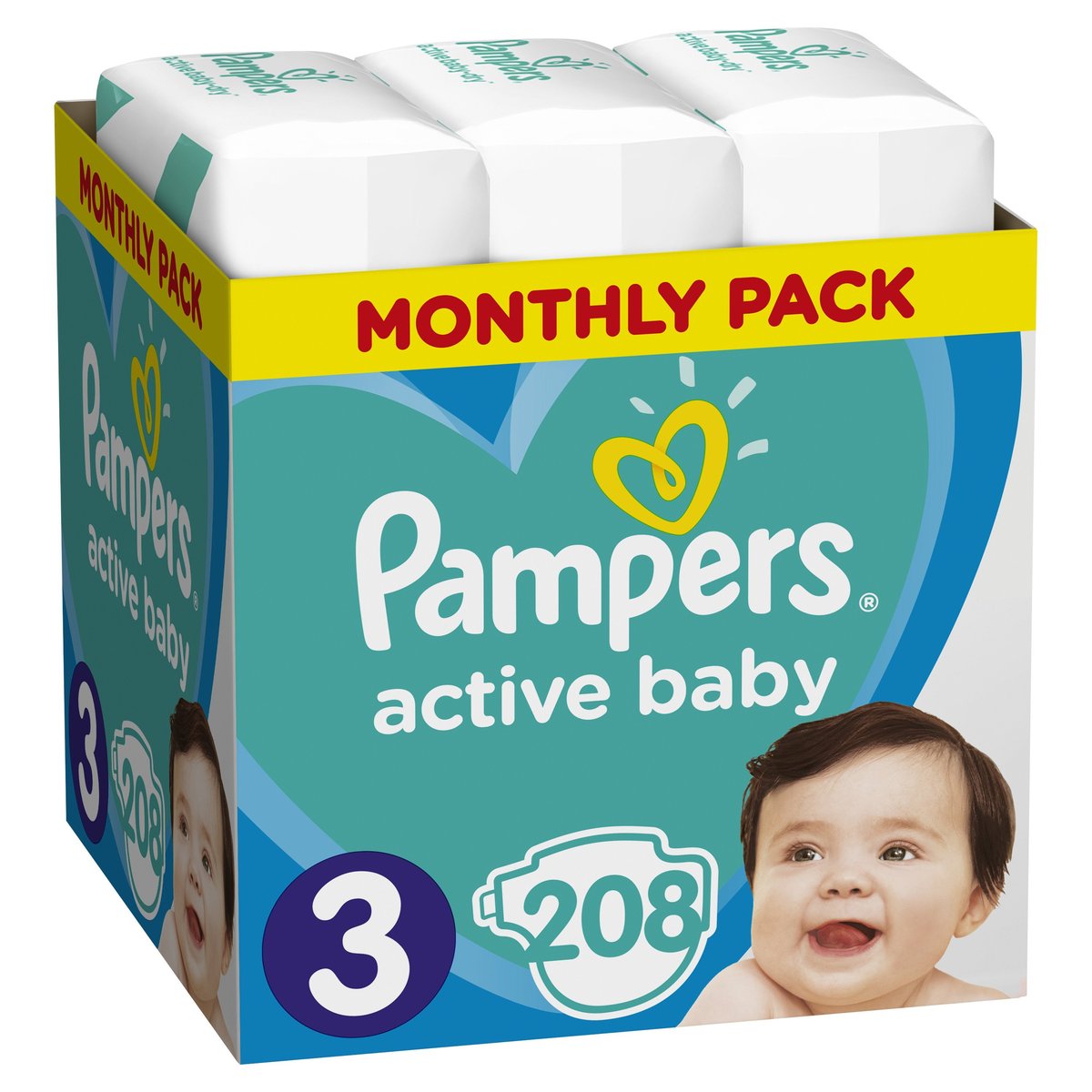 Pampers Active baby jednorázové plenky 3 (6–10 kg)