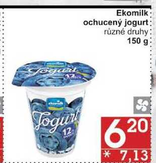 Ekomilk ochucený jogurt, 150 g