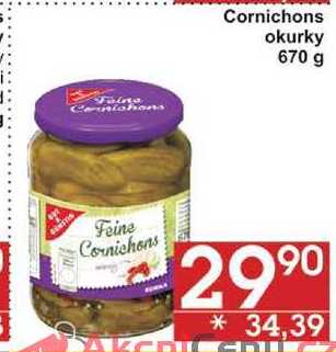 Cornichons okurky, 670 g 