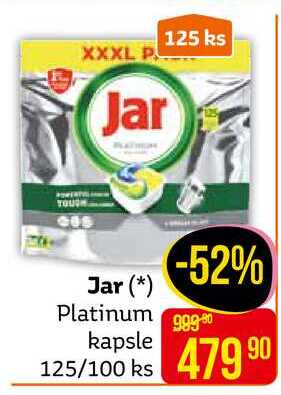 Jar Platinum kapsle 125/100 ks 