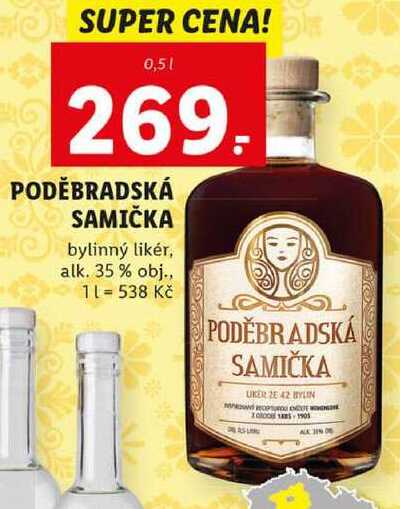 PODĚBRADSKÁ SAMIČKA, 0,5 l