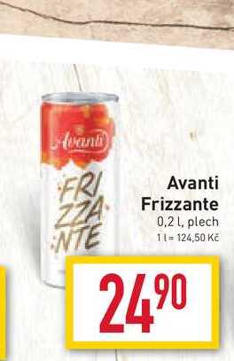 Avanti Frizzante 0,2 l, plech