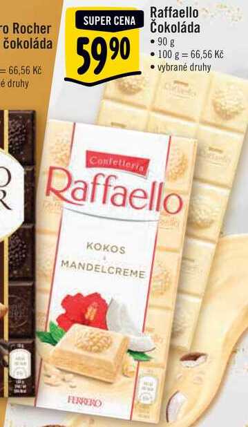 Raffaello Čokoláda, 90 g