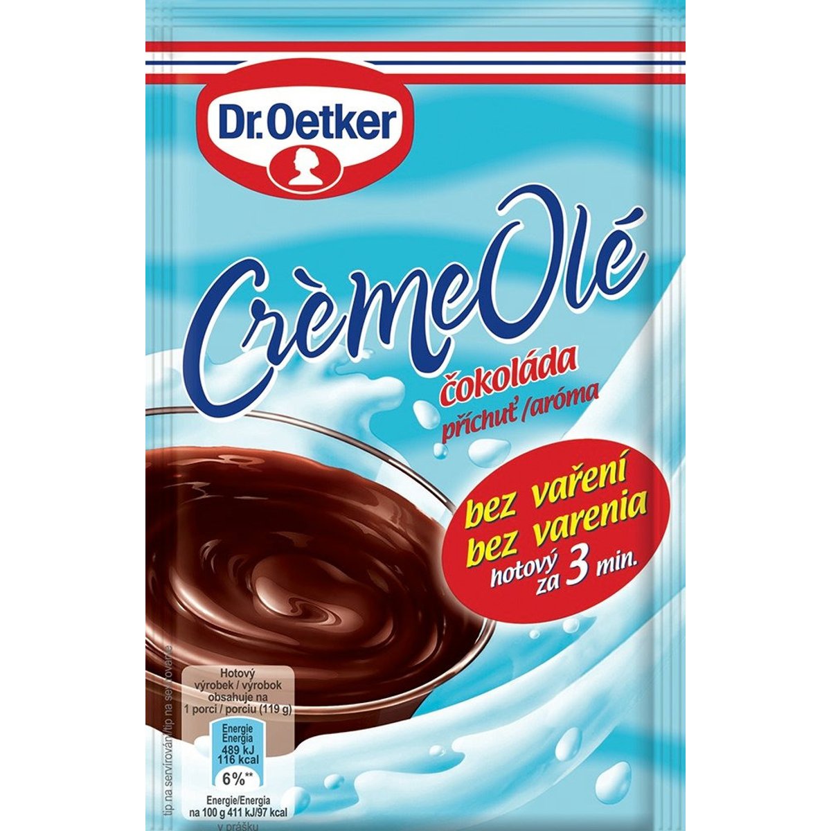 Dr.Oetker Créme Olé puding čokoládový v akci