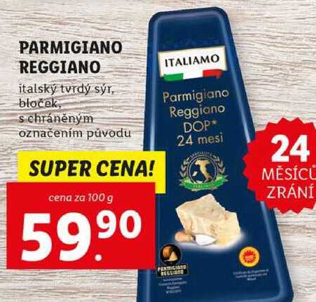 PARMIGIANO REGGIANO, cena za 100 g