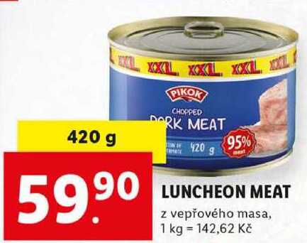 LUNCHEON MEAT, 420 g
