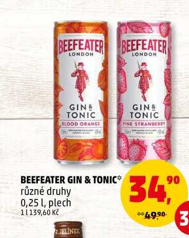 BEEFEATER GIN & TONIC, 0,25 l