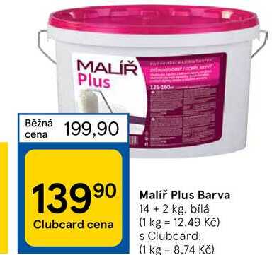 Malíř Plus Barva 14 + 2 kg