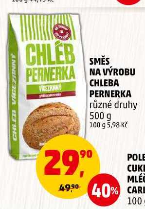 SMĚS NA VÝROBU CHLEBA PERNERKA, 500 g