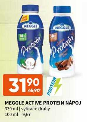 MEGGLE ACTIVE PROTEIN NÁPOJ 330 ml