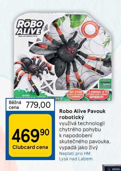 Robo Alive Pavouk robotický