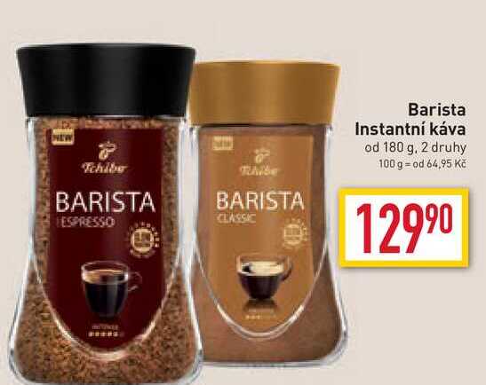 Barista Instantní káva od 180 g v akci
