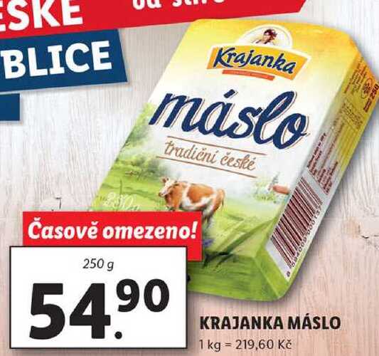 KRAJANKA MÁSLO, 250 g