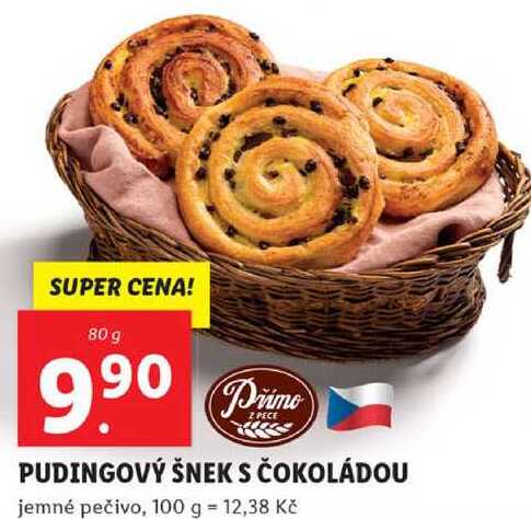 PUDINGOVÝ ŠNEK S ČOKOLÁDOU, 80 g