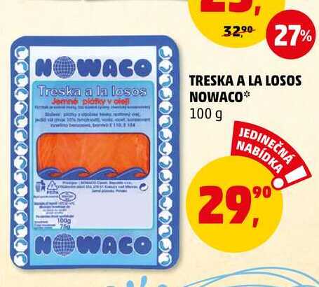 TRESKA A LA LOSOS NOWACO, 100 g