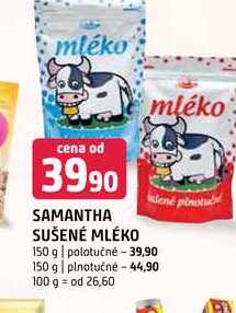 SAMANTHA SUŠENÉ MLÉKO 150 g