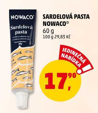 SARDELOVÁ PASTA NOWACO, 60 g