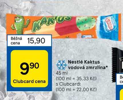 Nestlé Kaktus vodová zmrzlina* 45 ml